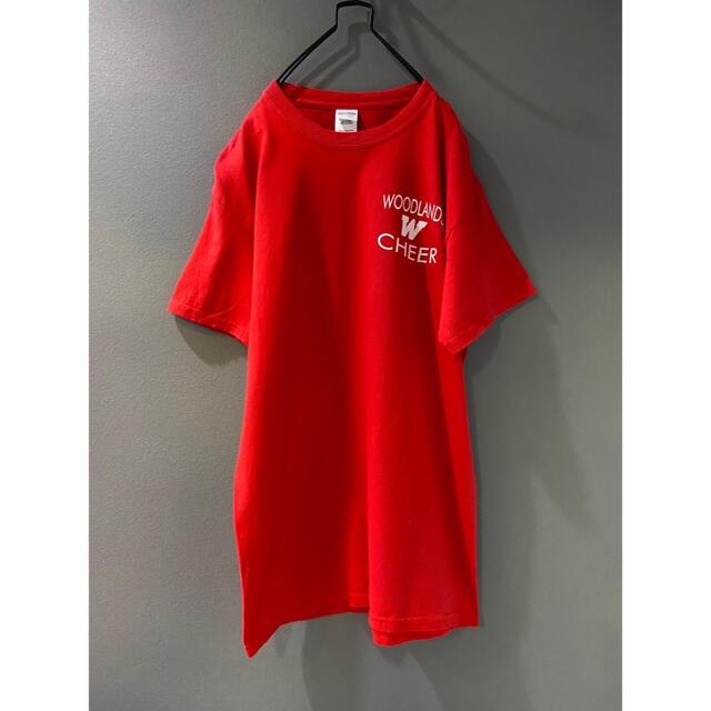 古着 ビンテージ 星条旗 アメリカ 赤 イラスト プリント Tシャツ 美品 メンズのトップス(Tシャツ/カットソー(半袖/袖なし))の商品写真