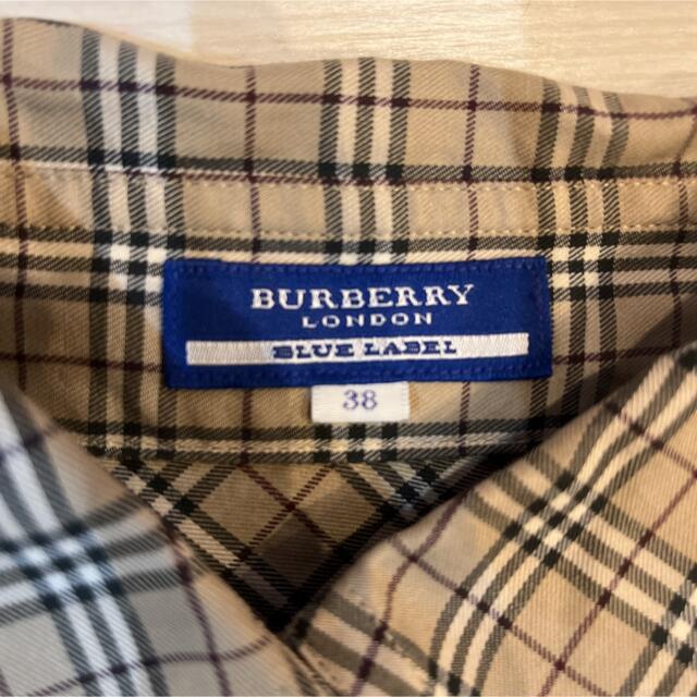 BURBERRY BLUE LABEL(バーバリーブルーレーベル)のブルーレーベル　半袖シャツ レディースのトップス(シャツ/ブラウス(半袖/袖なし))の商品写真