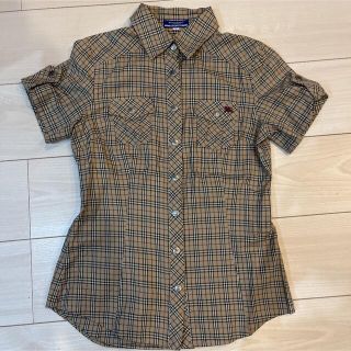 バーバリーブルーレーベル(BURBERRY BLUE LABEL)のブルーレーベル　半袖シャツ(シャツ/ブラウス(半袖/袖なし))