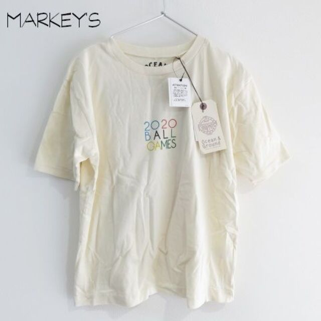 MARKEY'S(マーキーズ)の新品 MARKEY'S マーキーズ 　Tシャツ　OCEAN GROUND  レディースのトップス(Tシャツ(半袖/袖なし))の商品写真