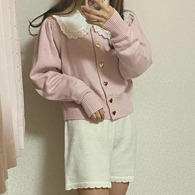 ボトムとの treat ürself treat urself カーディガン をきゅっと