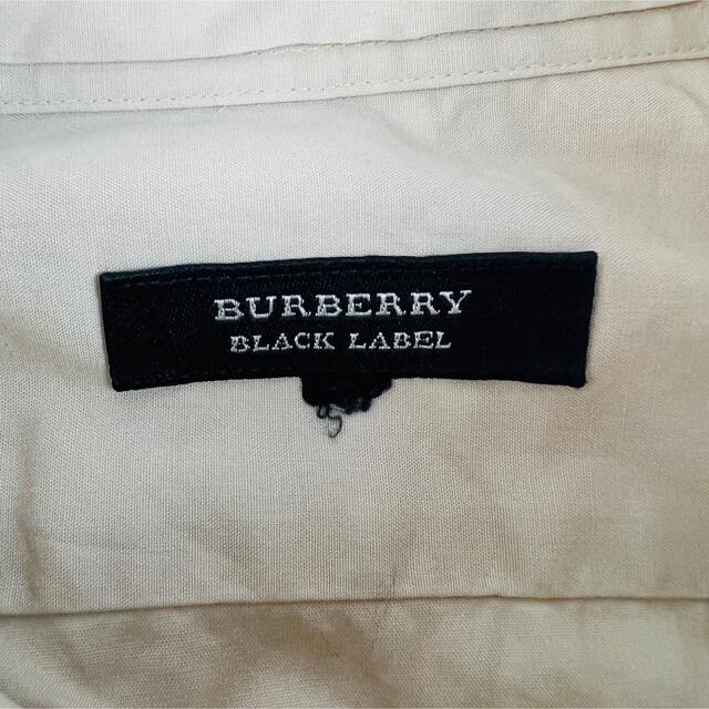 BURBERRY BLACK LABEL(バーバリーブラックレーベル)の希少【美品/B】Burberry Black Label 半袖 サイズ2/M相当 メンズのトップス(シャツ)の商品写真