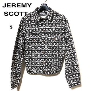 ジェレミースコット(JEREMY SCOTT)のJEREMY SCOTT デニムジャケット スカル S/ジェレミースコット 米製(Gジャン/デニムジャケット)