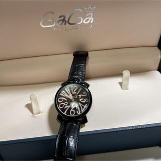 ガガミラノ(GaGa MILANO)のGaGa MILANO ガガミラノ　腕時計　マヌアーレ(レザーベルト)