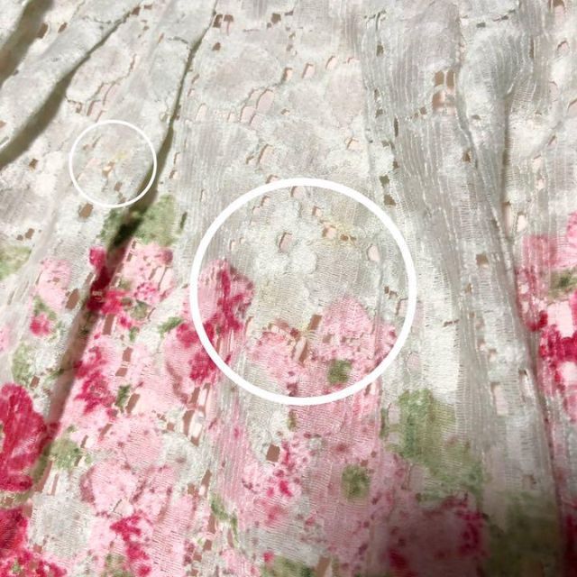 YUKI TORII INTERNATIONAL(ユキトリイインターナショナル)のユキトリイ♡セットアップ ブラウス スカート 花柄 レース  グリーン ピンク レディースのワンピース(ひざ丈ワンピース)の商品写真