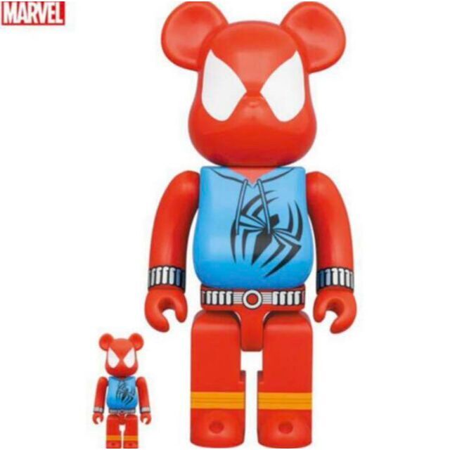 BE@RBRICK SCARLET SPIDER 100％ & 400％ 即発送