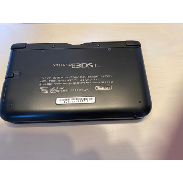ニンテンドー3DS(ニンテンドー3DS)の【スクワット様専用】Nintendo 3DS  LL 本体＋ソフト1本＋充電器 エンタメ/ホビーのゲームソフト/ゲーム機本体(携帯用ゲーム機本体)の商品写真