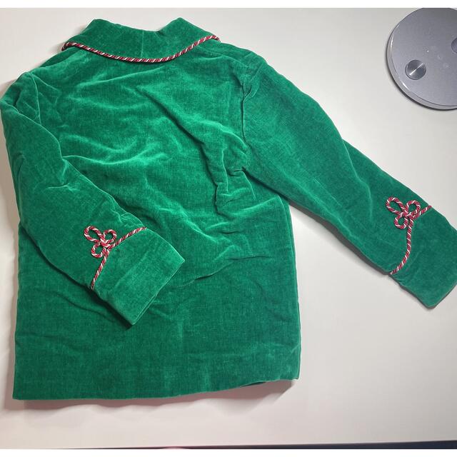 Gucci(グッチ)の美品　GUCCI（グッチ）ベロア刺繍ジャケット　グリーン　緑　 キッズ/ベビー/マタニティのキッズ服男の子用(90cm~)(ジャケット/上着)の商品写真