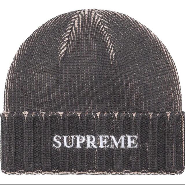 Supreme Overprint Beanieオーバープリントビーニー黒