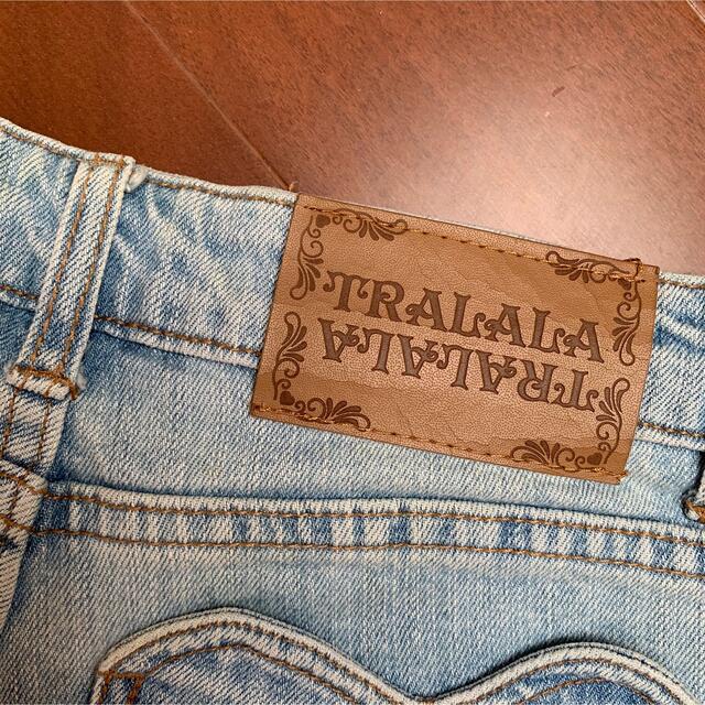 TRALALA(トゥララ)のTRALALA トゥララ　デニムショートパンツ レディースのパンツ(ショートパンツ)の商品写真