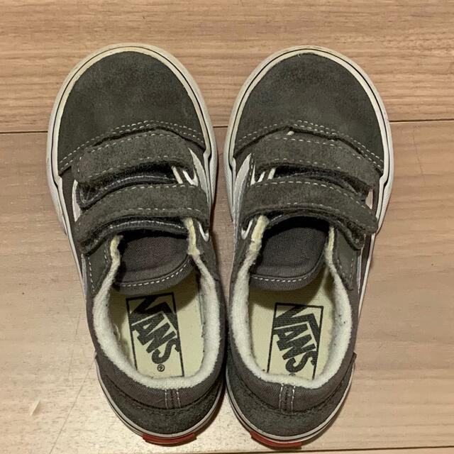 VANS(ヴァンズ)のVANS Old Skool V グレー 14cm キッズ/ベビー/マタニティのベビー靴/シューズ(~14cm)(スニーカー)の商品写真