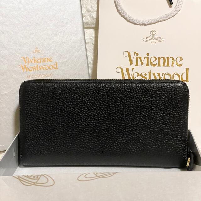 Vivienne Westwood(ヴィヴィアンウエストウッド)の激レア！【新品】ヴィヴィアンウエストウッド ダブルフラップ 長財布ファスナー レディースのファッション小物(財布)の商品写真