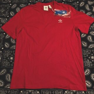 アディダス(adidas)の新品adidas originals Tシャツ アディダスオリジナルス 赤2XL(Tシャツ/カットソー(半袖/袖なし))