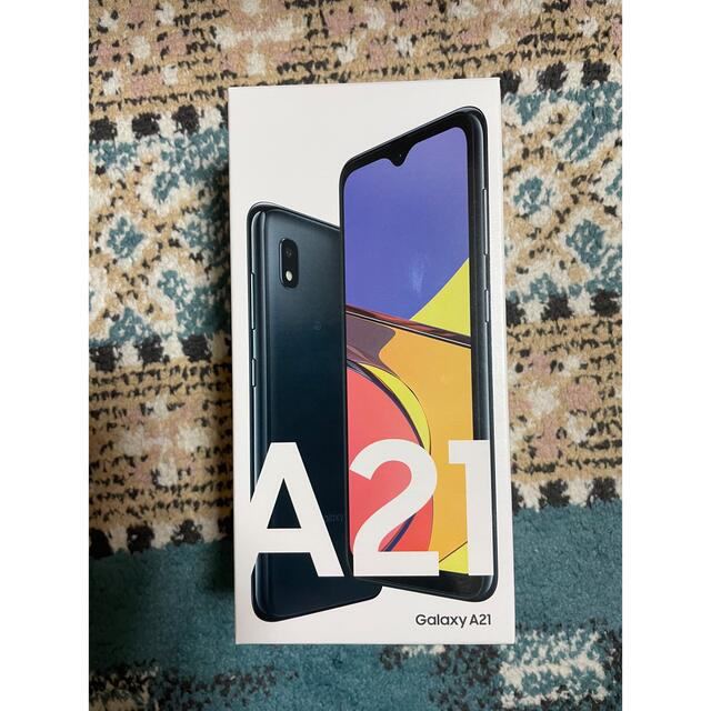 【新品 未使用 】GALAXY A21 SCV49 black jcom版