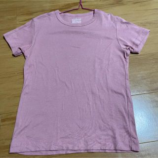 ユニクロ(UNIQLO)のUNIQLOピンクTシャツ(Tシャツ(半袖/袖なし))