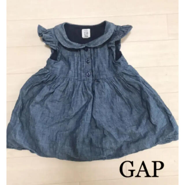 GAP(ギャップ)のGAP ギャップ　ベビー　キッズ　レディース　ワンピース キッズ/ベビー/マタニティのベビー服(~85cm)(ワンピース)の商品写真