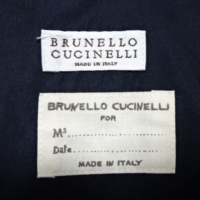 BRUNELLO CUCINELLI(ブルネロクチネリ)の専用BRUNELLO CUCINELLIブルネロクチネリネイビーコート42 レディースのジャケット/アウター(スプリングコート)の商品写真