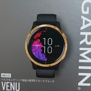 ガーミン(GARMIN)のGARMIN ガーミン VENU Black / Gold(腕時計(デジタル))