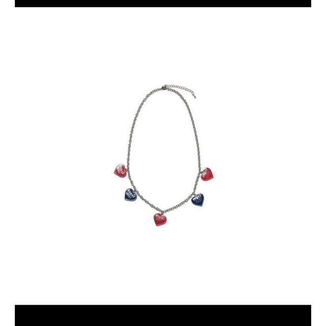 HUMAN MADE HEART NECKLACE "Red/Blue"