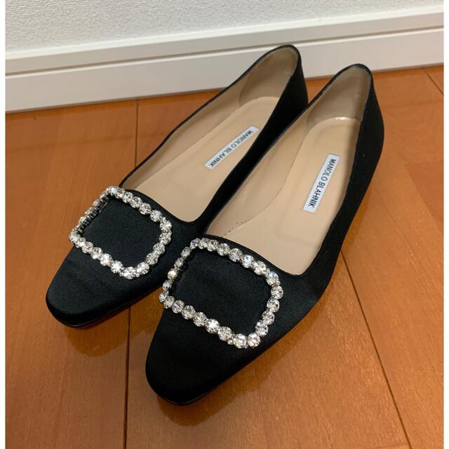 MANOLO BLAHNIK(マノロブラニク)の【美品】MANOLO BLAHNIK／マノロブラニク  フラットシューズ レディースの靴/シューズ(バレエシューズ)の商品写真