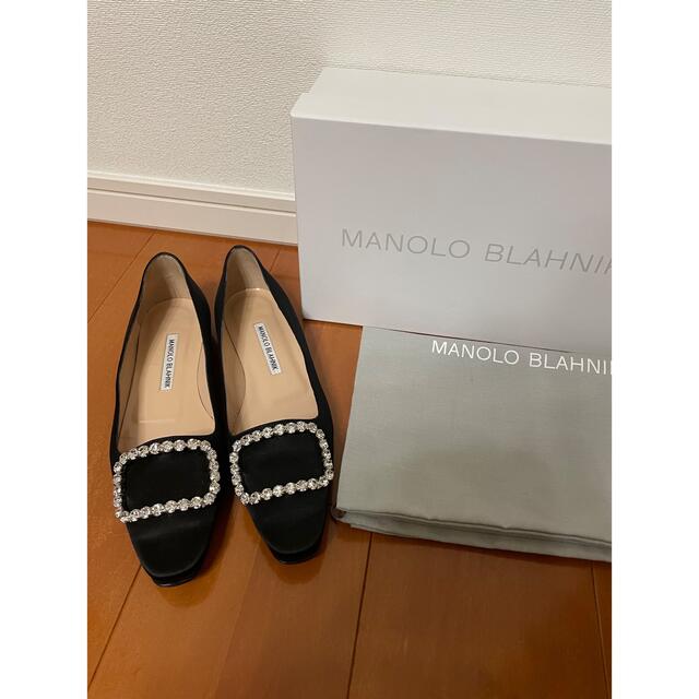 MANOLO BLAHNIK(マノロブラニク)の【美品】MANOLO BLAHNIK／マノロブラニク  フラットシューズ レディースの靴/シューズ(バレエシューズ)の商品写真