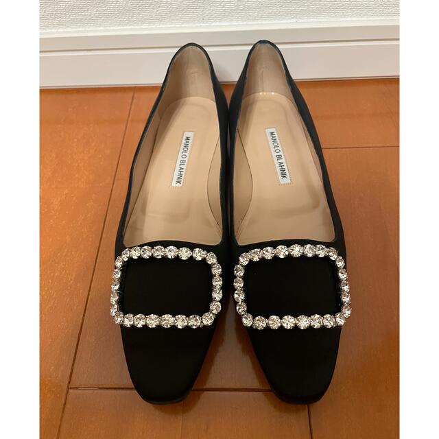 美品】MANOLO BLAHNIK／マノロブラニク フラットシューズ