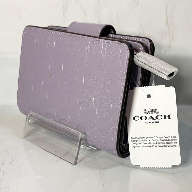 COACH(コーチ)の【新品-未使用】 COACH ミディアム コーナー ジップウォレット 折り財布  レディースのファッション小物(財布)の商品写真