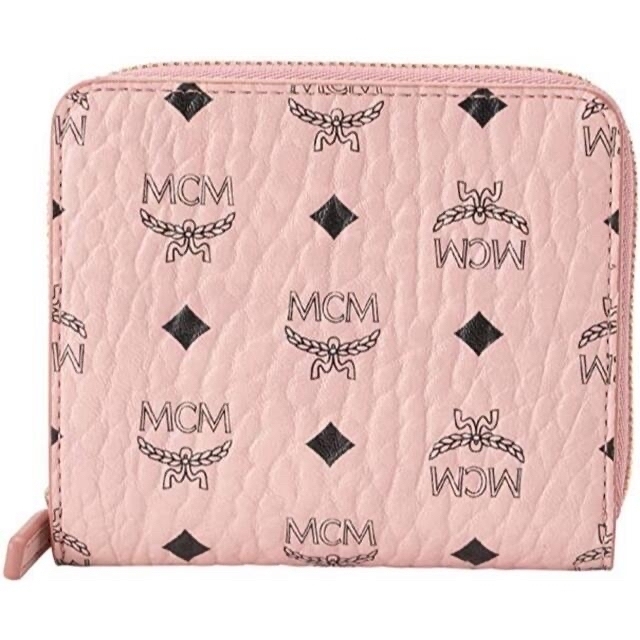 大幅値下げ！ MCM レディース財布 希少デザイン ベージュ×イエロー×ピンク