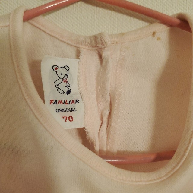 familiar(ファミリア)の【familiar】ファミリア　トップス 70cm キッズ/ベビー/マタニティのベビー服(~85cm)(シャツ/カットソー)の商品写真