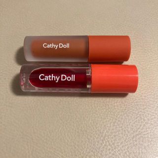 たごさく様専用　Cathy Doll リップ&チーク グロージェルティントセット(リップグロス)