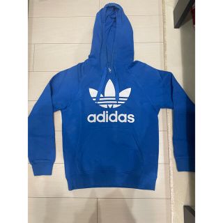 アディダス(adidas)のadidas originals アディダスオリジナルス パーカー 青 S(パーカー)