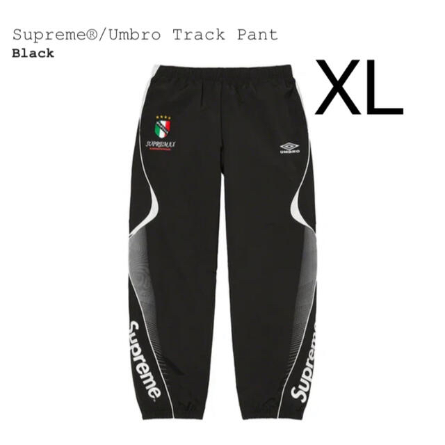黒 XL Supreme umbro Track Pant