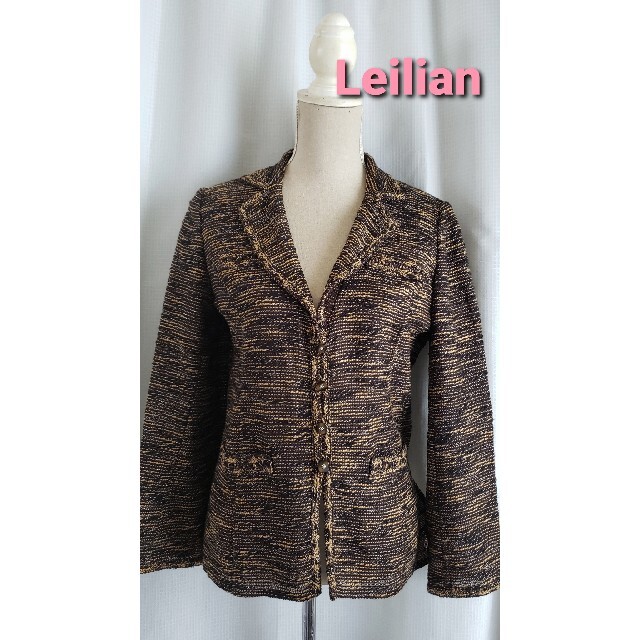 ございませ ジャケット レリアン Leilian VITTORIO ニットジャケット