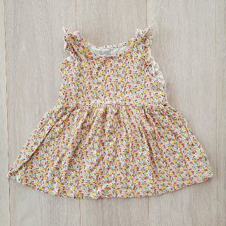 ベビーギャップ(babyGAP)のbaby GAP  花柄ノースリーブカットソー☆80(シャツ/カットソー)