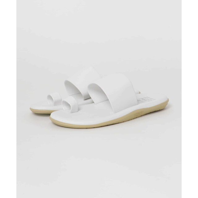 WHITE】『別注』ISLAND SLIPPER*URBAN RESEARCH LEATHER TOE RING