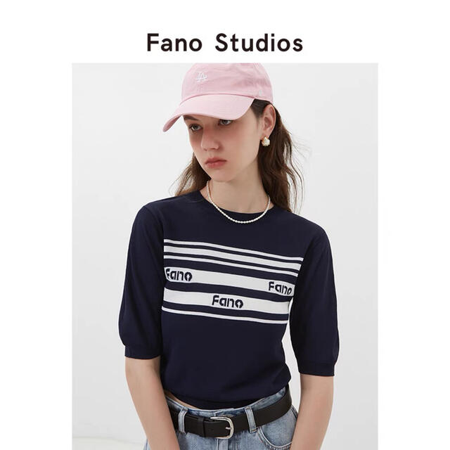 fano studios ロゴサマーニット レディース トップス africaforsdgs.com
