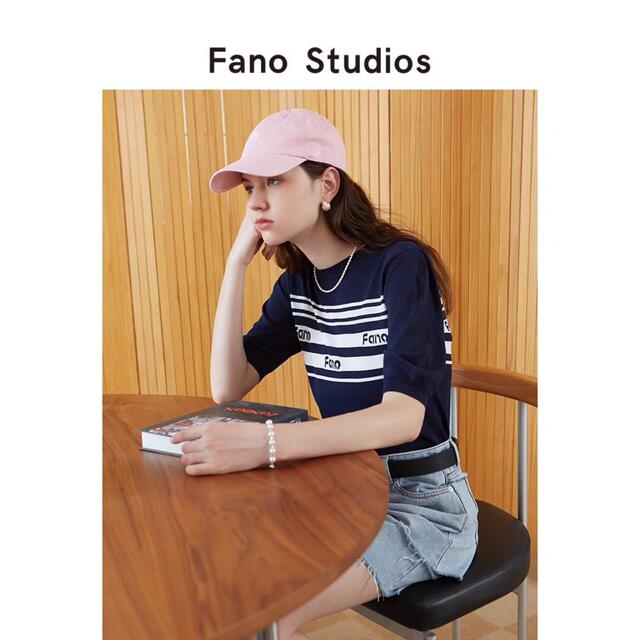 ACNE(アクネ)のfano studios ロゴサマーニット レディースのトップス(ニット/セーター)の商品写真