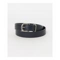 【NAVY】italianleather  plainbelt