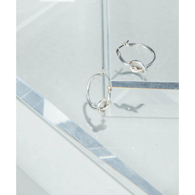 URBAN RESEARCH(アーバンリサーチ)の【Silver】decor『デコール』 Ribbon Pierce レディースのアクセサリー(ピアス)の商品写真