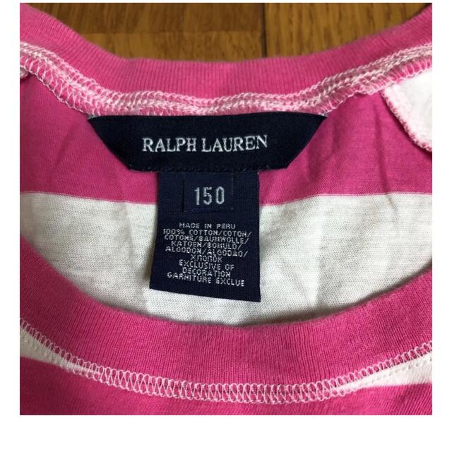 POLO RALPH LAUREN(ポロラルフローレン)のラルフローレン Tシャツ　150 キッズ/ベビー/マタニティのキッズ服女の子用(90cm~)(Tシャツ/カットソー)の商品写真