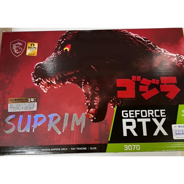 激安ブランド 【floさま専用】GeForce RTX ゴジラモデル 3070 PC周辺