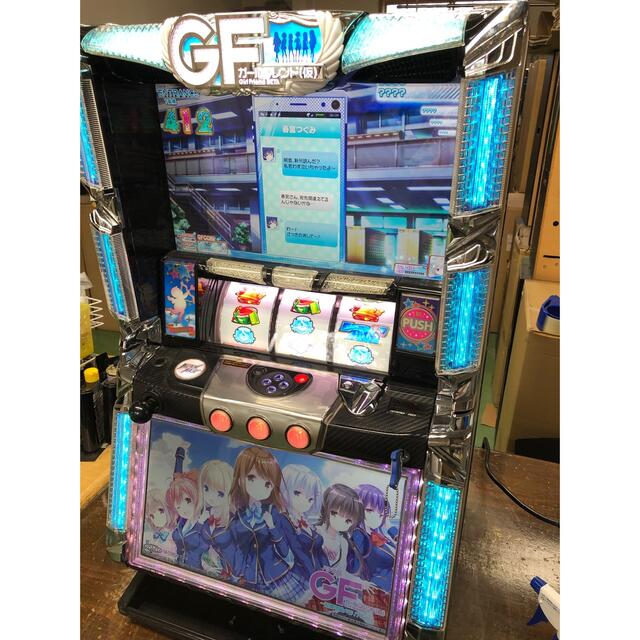 実機 税込 パチスロ ガールフレンド（仮）～聖櫻学園メモリアル～◆コイン不要機テーブルゲーム/ホビー