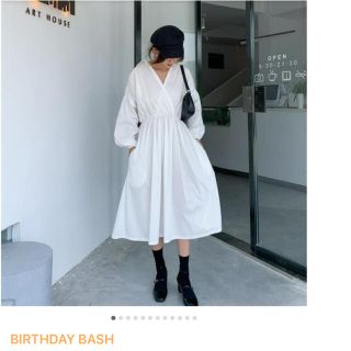 バースデーバッシュ(BIRTHDAY BASH)のバースデーバッシュ　スイングシャツドレス　シャツワンピース　(ひざ丈ワンピース)