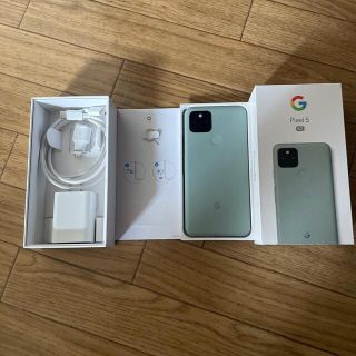 グーグルピクセル(Google Pixel)のGoogle Pixel 5 128GB Sorta Sage(スマートフォン本体)