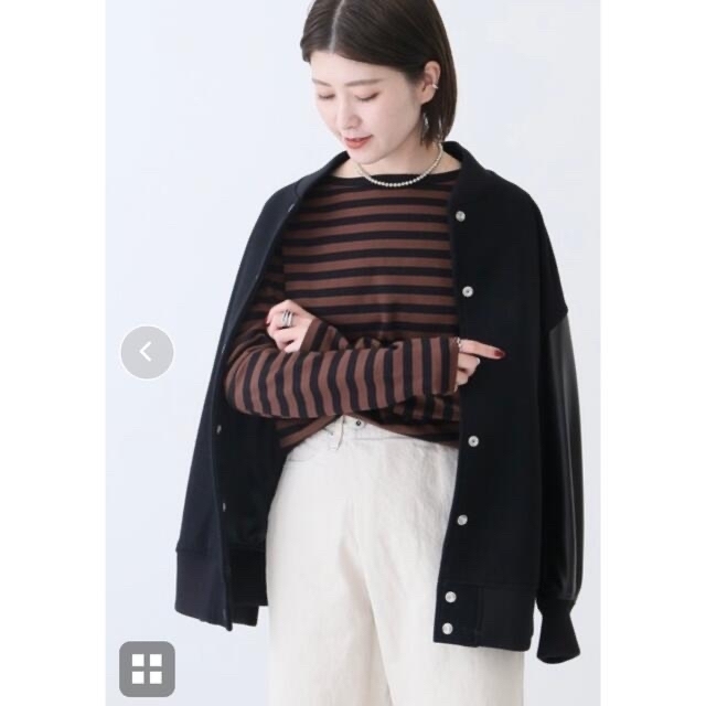 Spick & Span(スピックアンドスパン)のバックロゴ♡ボーダーロングT メンズのトップス(Tシャツ/カットソー(七分/長袖))の商品写真