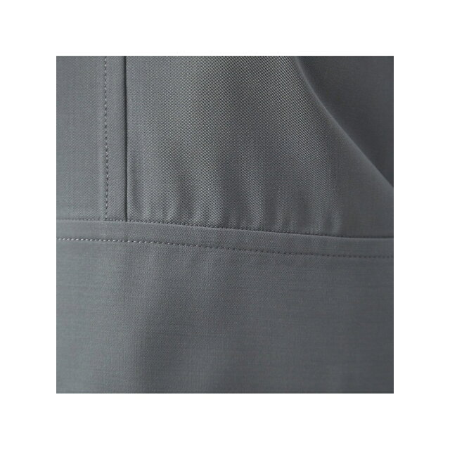 qualite - 【チャコールグレー】強撚ギャバクルーネックトップスの通販