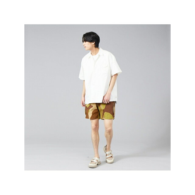 【ホワイト】【46】【DESCENTE ddd】別注 オーバー サイズ オープンカラー シャツ 【サックスブルー】【DESCENTE ddd】別注 オーバー サイズ オープンカラー シャツ