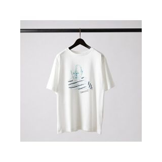 アバハウス(ABAHOUSE)の【ホワイト】ルーズサイズ スケッチ アート Tシャツ(その他)