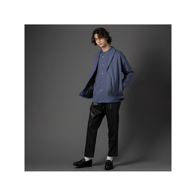 ABAHOUSE(アバハウス)の【ブルーグレー】【MYSELF ABAHOUSE】POLY WOOLLY TWILL ポリウーリ メンズのジャケット/アウター(その他)の商品写真