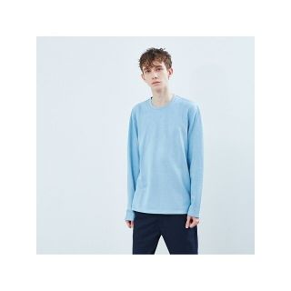 アバハウス(ABAHOUSE)の【サックスブルー】【展開店舗限定】裏毛フェイクスエードプルオーバー(Tシャツ/カットソー(半袖/袖なし))